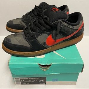Nike SB Dunk Low Premium Shoes Men’s Size 12 Black Camo Brian Anderson 2014